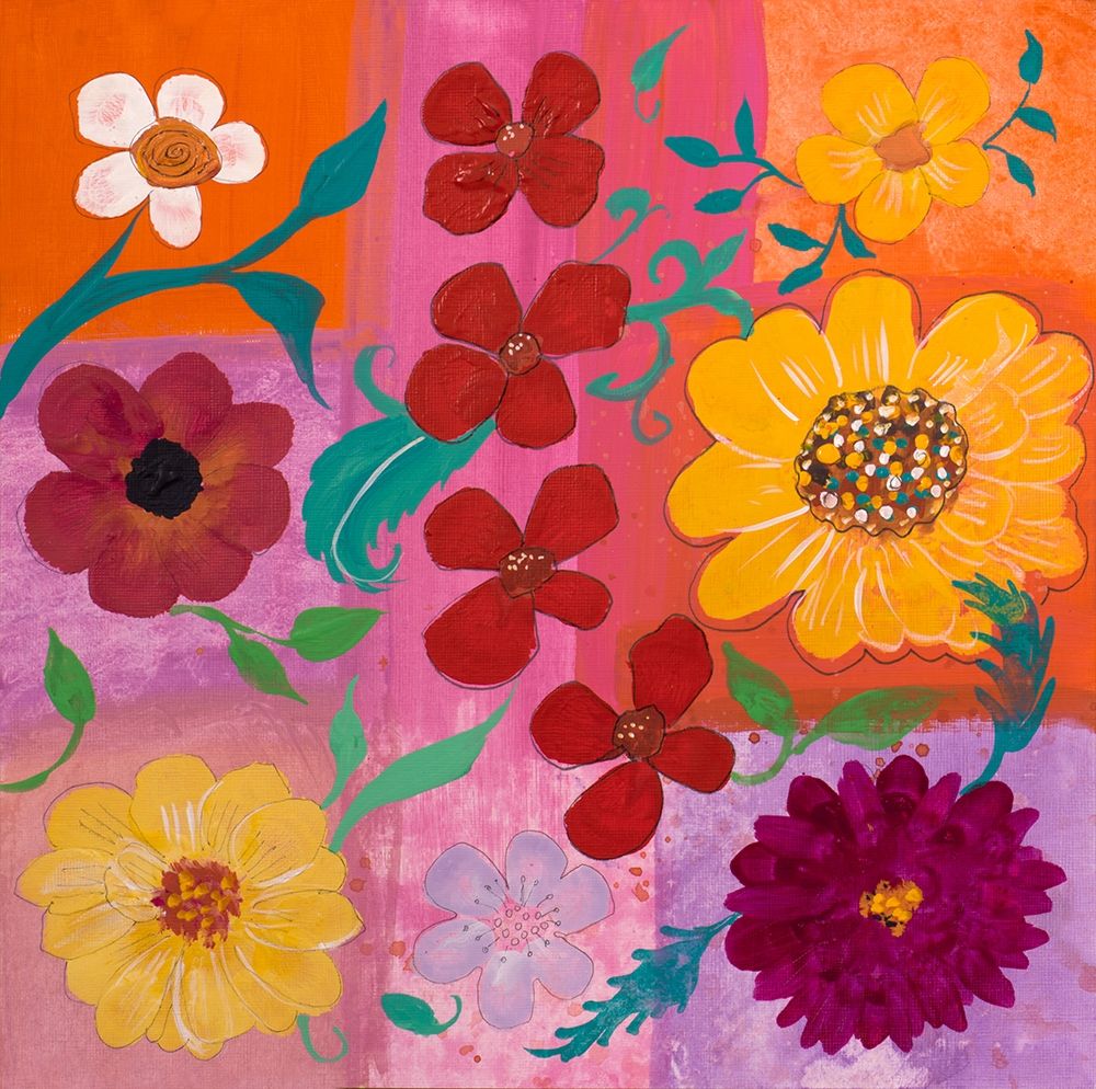 Art Print: Floral Pattern I