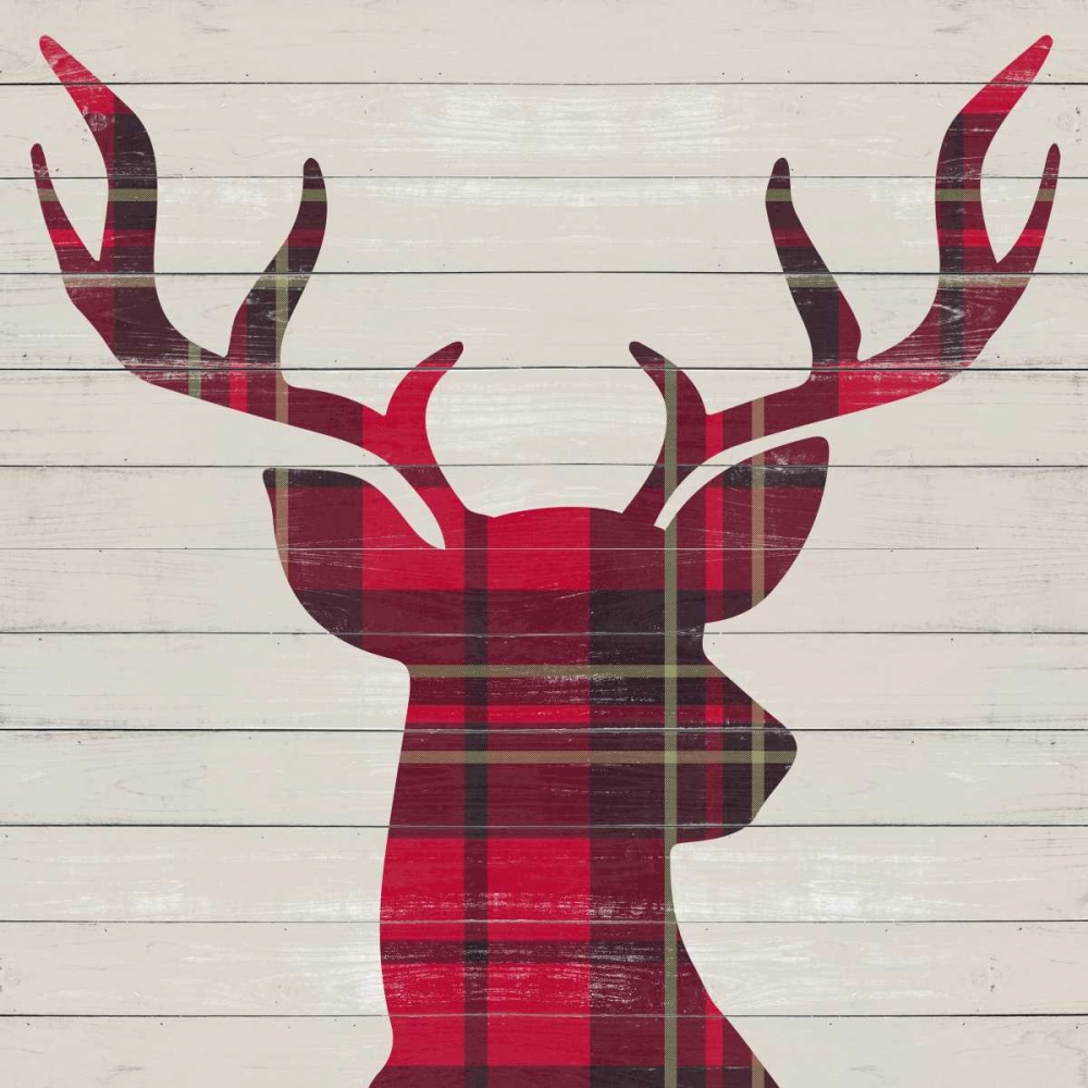 Wall Art Painting id:159544, Name: Plaid Christmas I, Artist: SD Graphics Studio