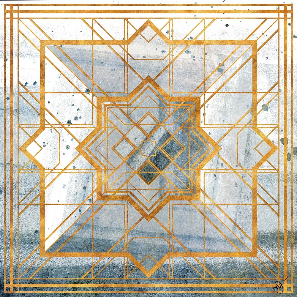 Wall Art Painting id:205050, Name: Deco Square I, Artist: Papa, Kat