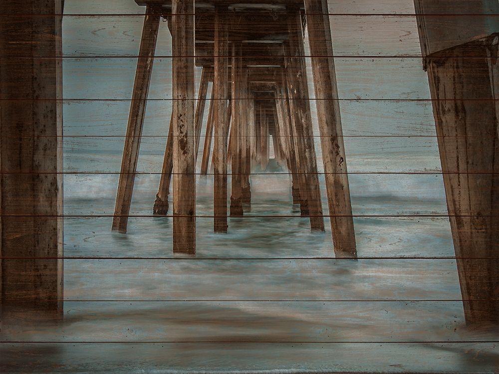 Wall Art Painting id:205131, Name: Pier on Wood II, Artist: Bill Carson Photography