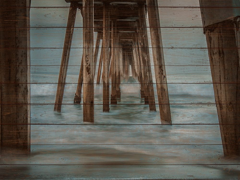 Art Print: Pier on Wood II
