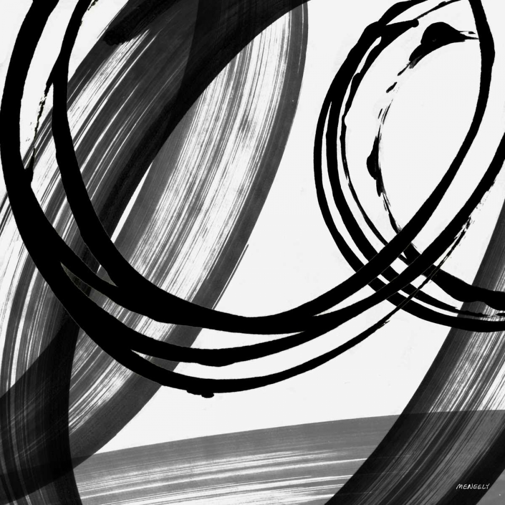 Wall Art Painting id:159610, Name: Black and White Pop I, Artist: Meneely, Dan