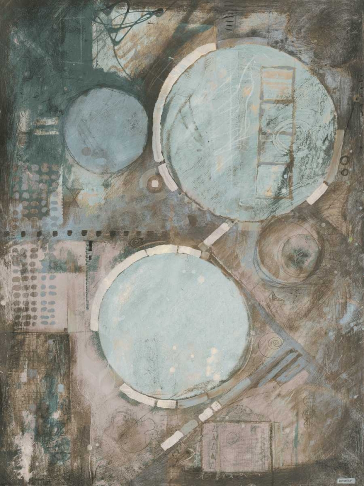 Wall Art Painting id:159699, Name: Teal Jester, Artist: Meneely, Dan