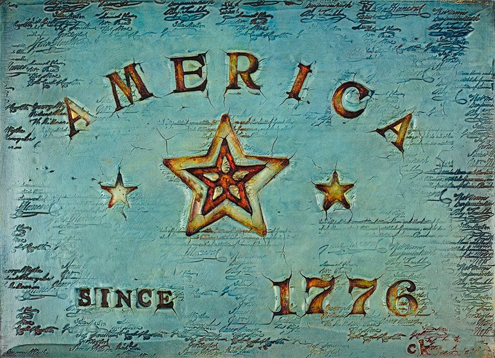 Wall Art Painting id:205159, Name: America 1776, Artist: Kinnison, Carolyn