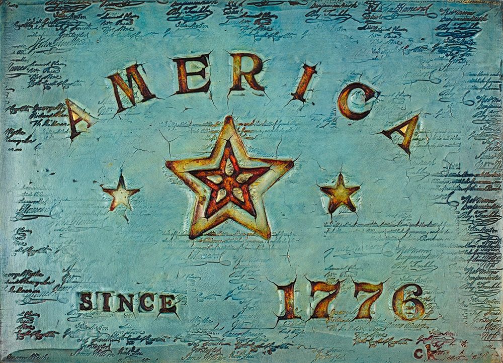 Wall art: America 1776, by Kinnison, Carolyn