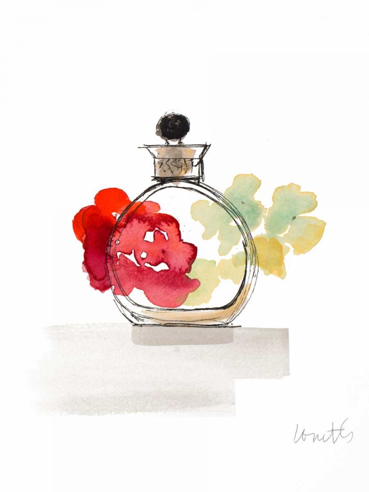 Art Print: Crystal Watercolor Perfume III