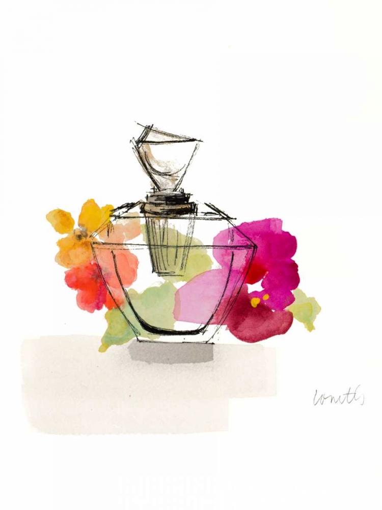 Art Print: Crystal Watercolor Perfume II
