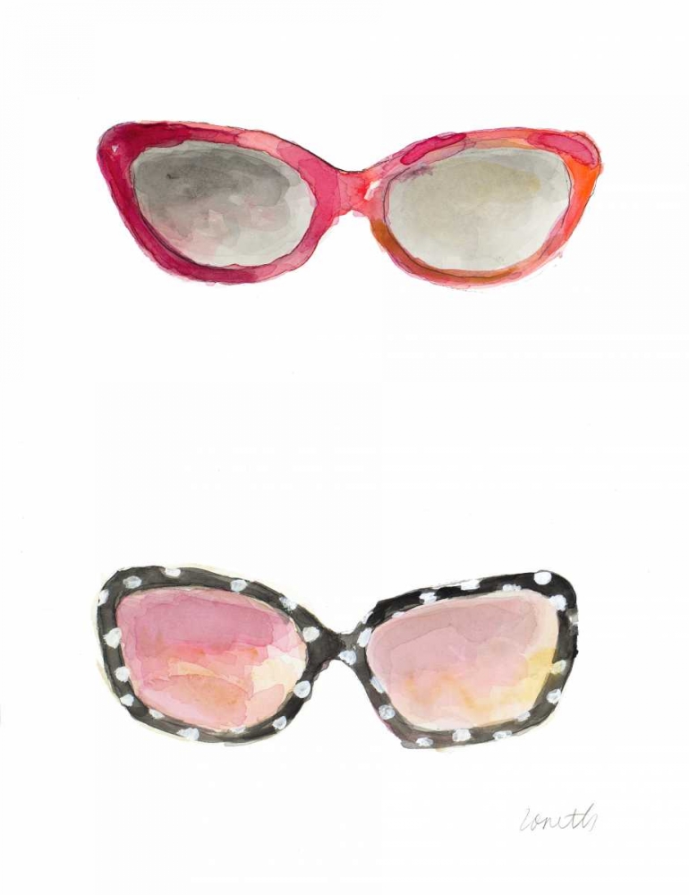 Wall Art Painting id:123865, Name: Water Color Sunglasses I, Artist: Loreth, Lanie