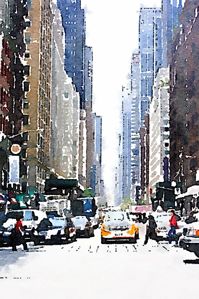 Wall art: City Life, by Navas, Emily