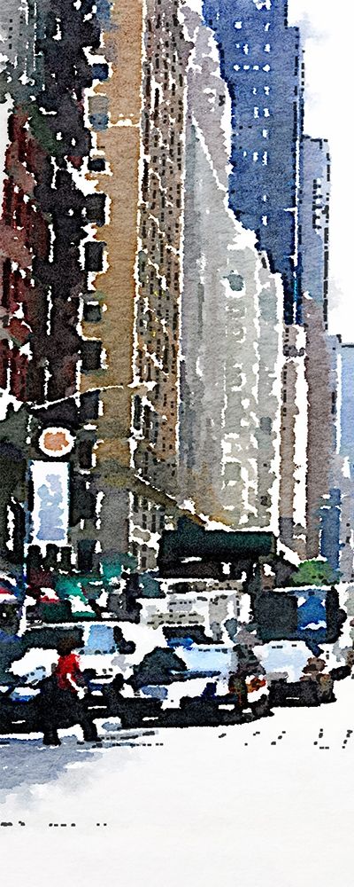 Wall art: City Life Panel I, by Navas, Emily