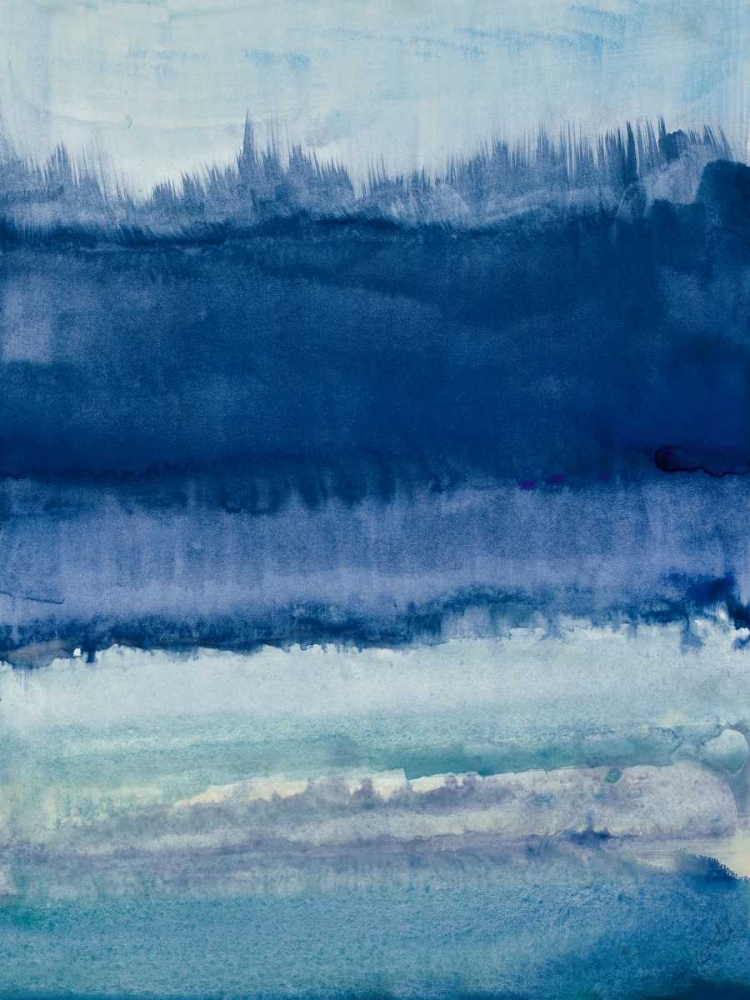 Wall art: Blue on Blue II, by Loreth, Lanie