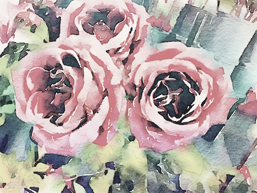 Wall Art Painting id:205259, Name: Vintage Roses, Artist: Navas, Emily
