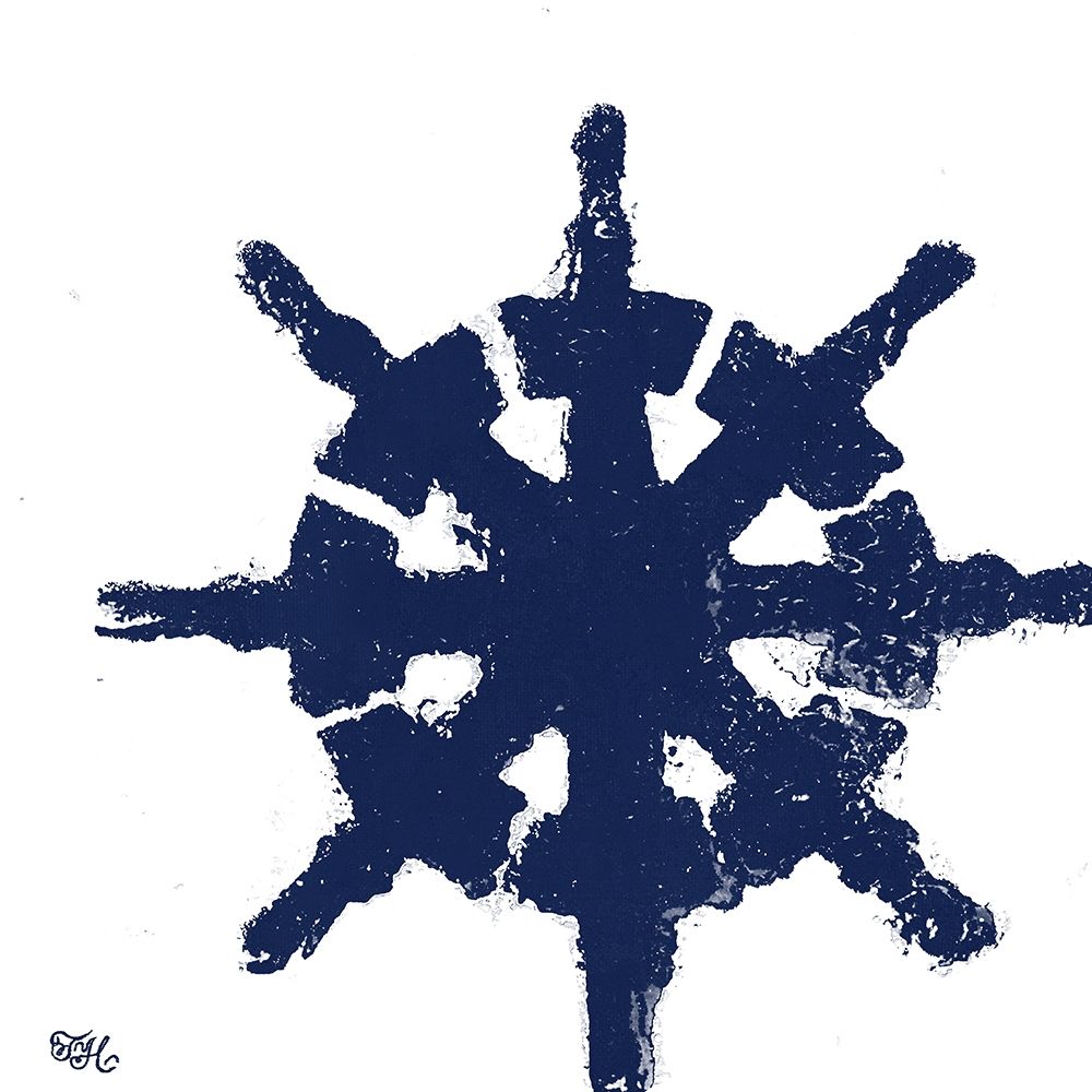 Wall Art Painting id:205271, Name: Coastal Navy on White IV, Artist: Hakimipour, Tiffany