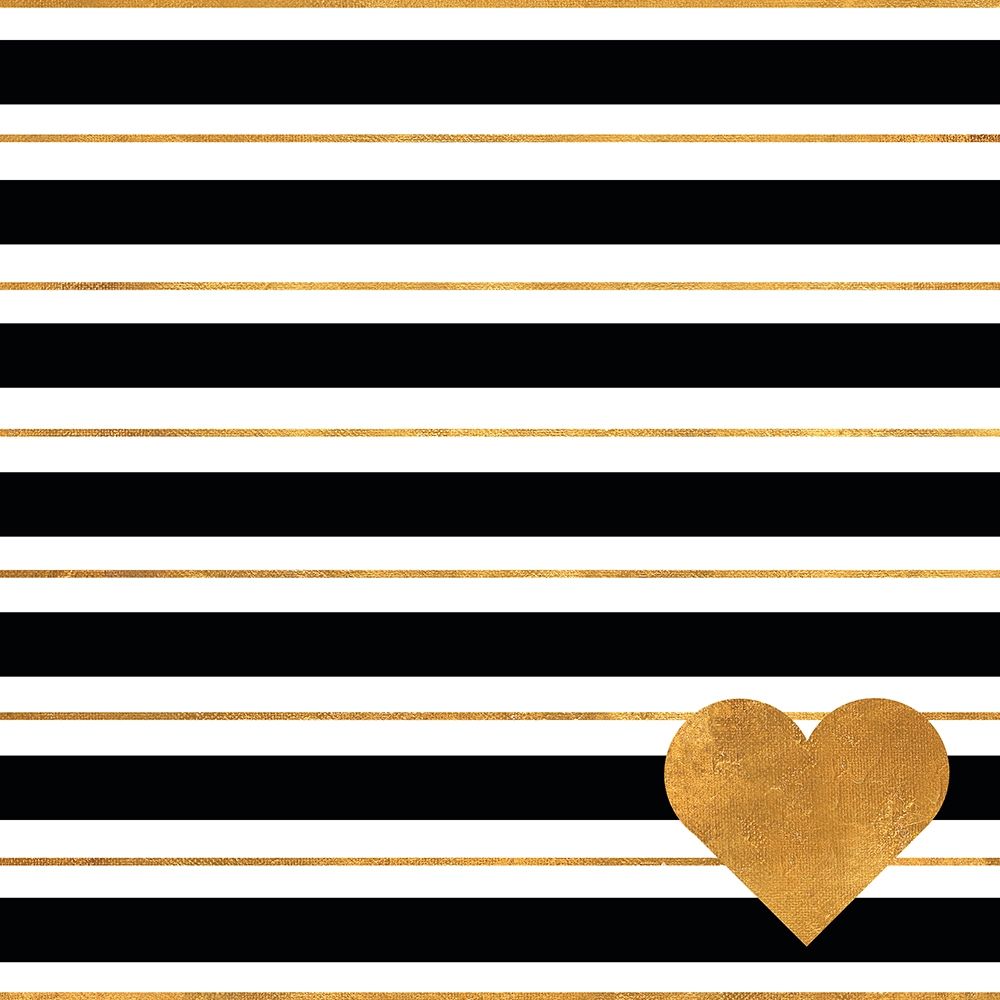 Art Print: Heart Stripes