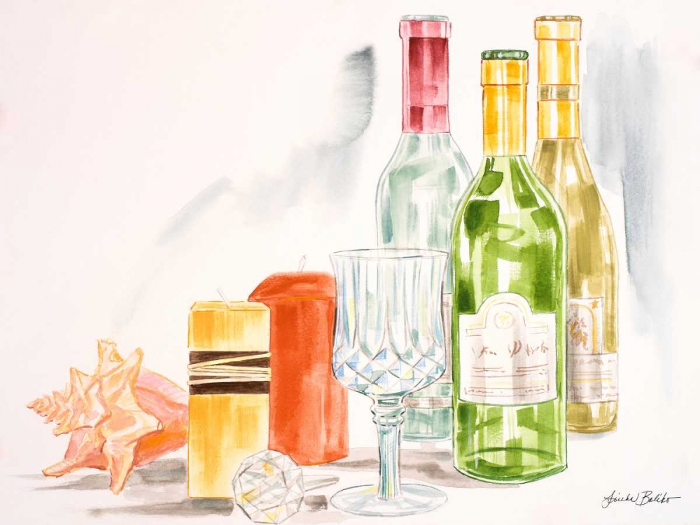 Art Print: Coastal Happy Hour I