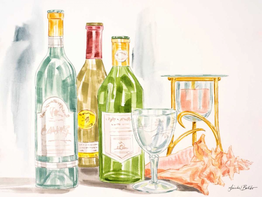 Art Print: Coastal Happy Hour II