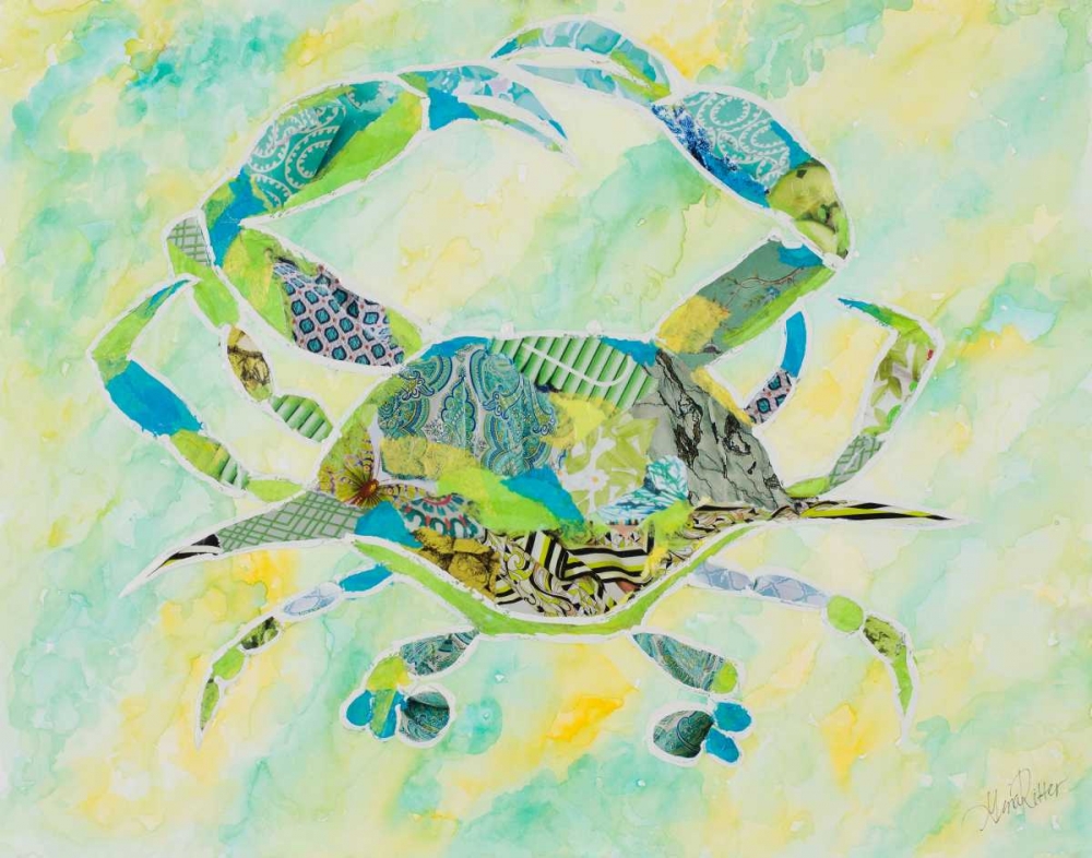 Wall Art Painting id:123966, Name: LaniKai Crab, Artist: Ritter, Gina