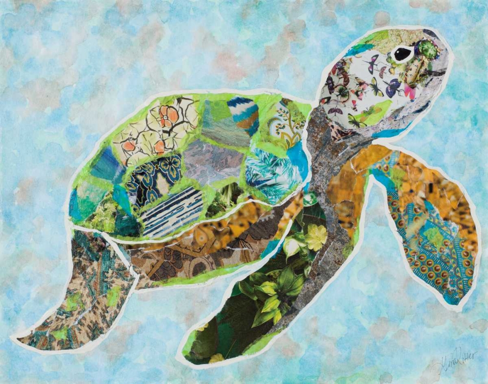 Wall Art Painting id:123967, Name: LaniKai Turtle, Artist: Ritter, Gina