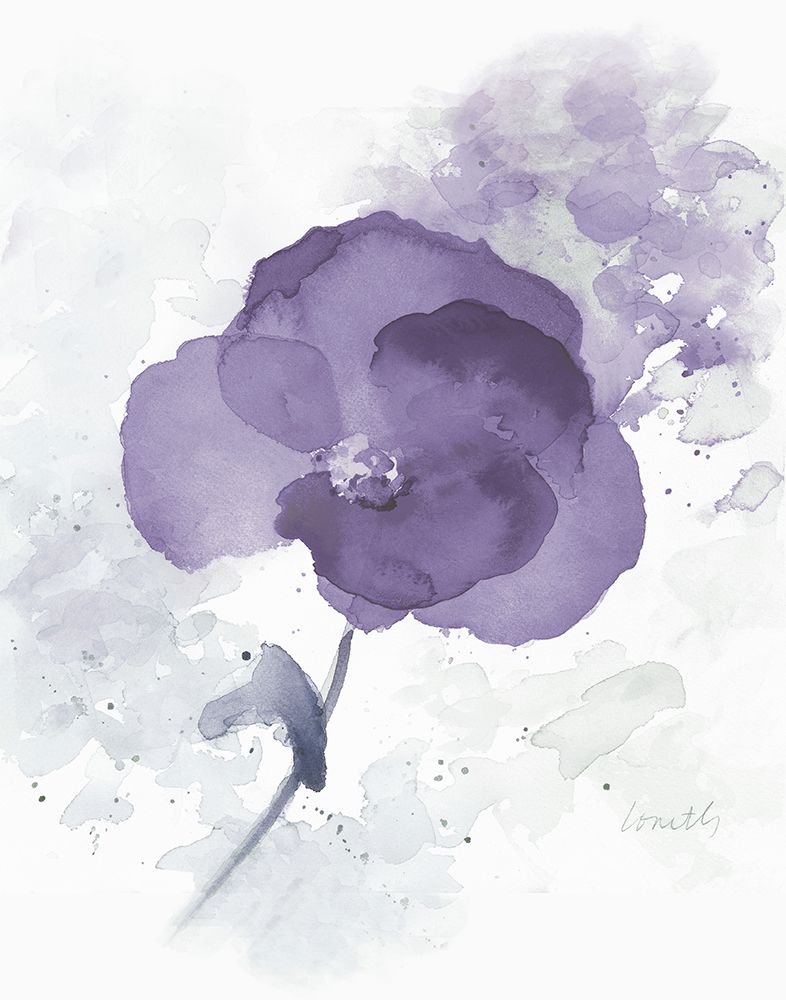 Wall Art Painting id:461458, Name: Translucent Mauve Poppy I, Artist: Loreth, Lanie