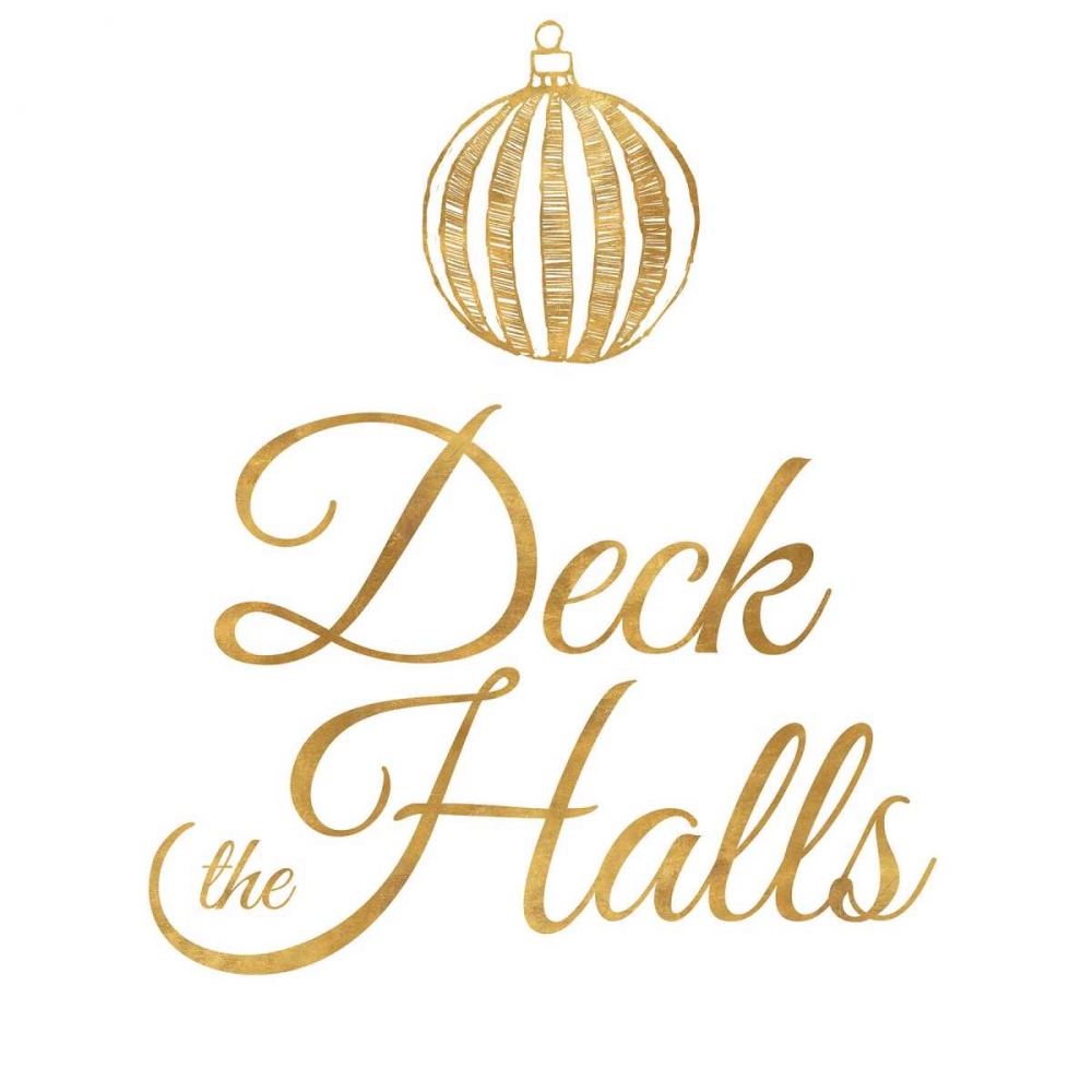 Wall Art Painting id:104391, Name: Golden Christmas IV, Artist: SD Graphics Studio