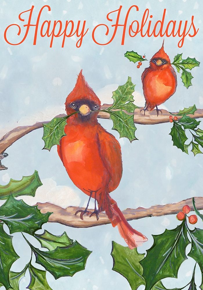 Art Print: Holiday Birds