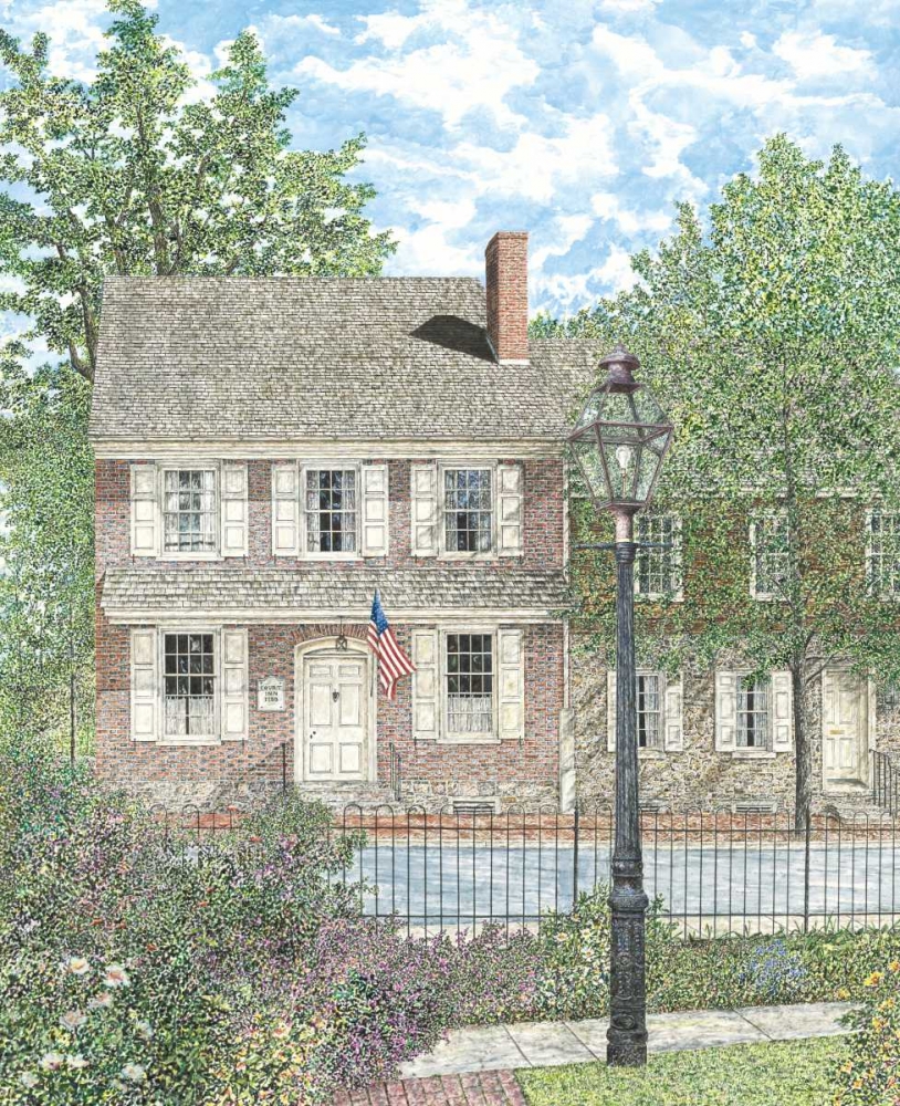 Wall Art Painting id:159987, Name: Court Inn, Artist: Redding, James