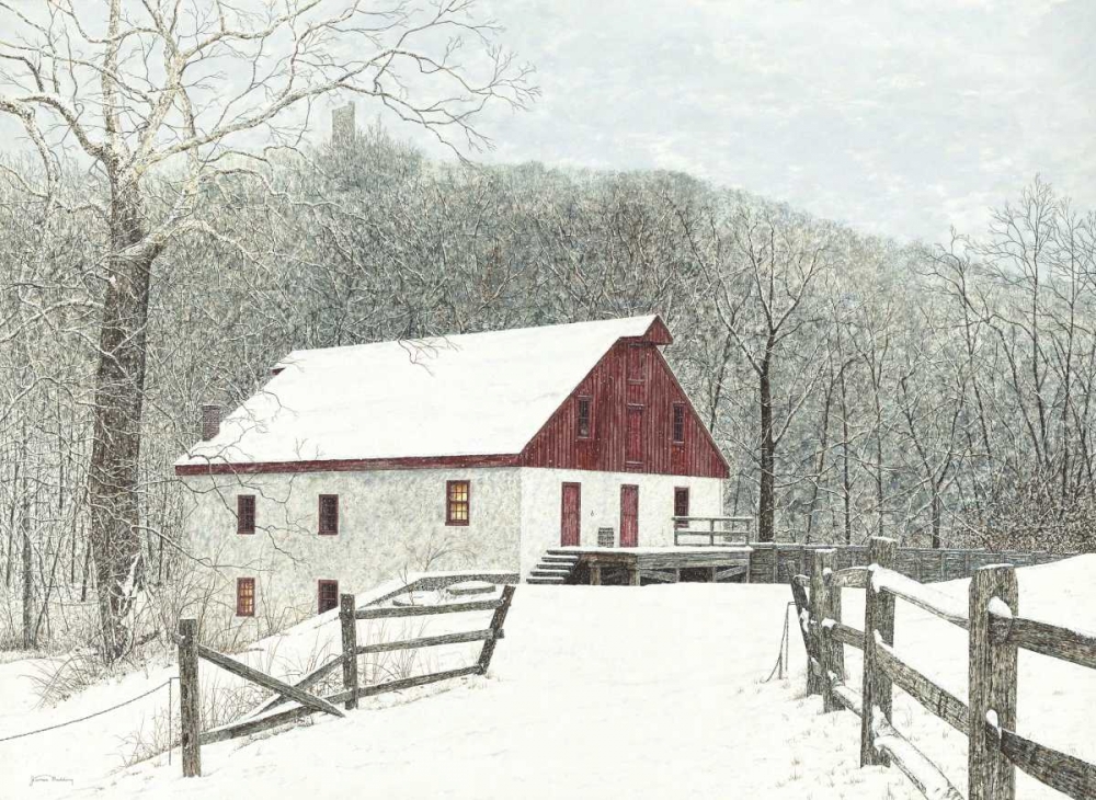 Wall Art Painting id:159988, Name: Grist Mill, Artist: Redding, James