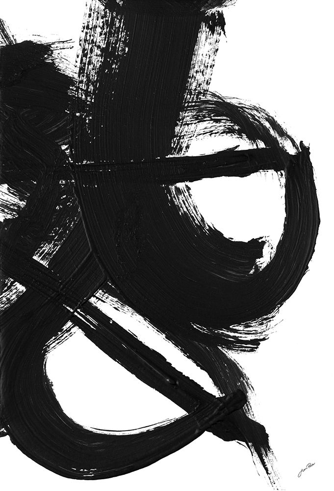 Wall Art Painting id:206180, Name: Noir Strokes II, Artist: Ritter, Gina