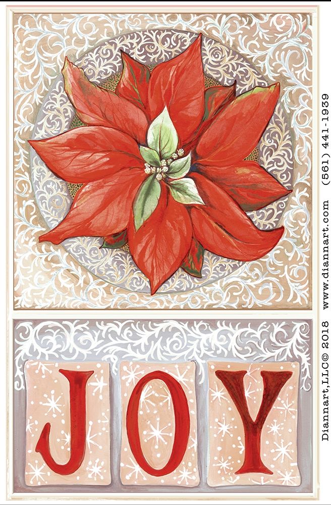 Art Print: Poinsettia Joy