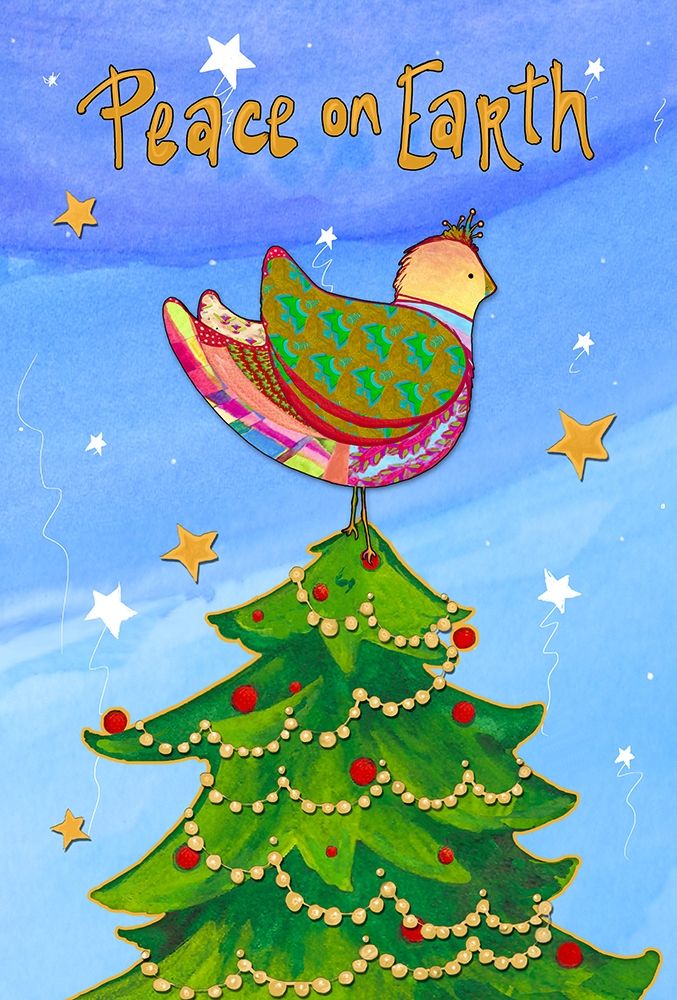 Art Print: Peace on Earth Birds I