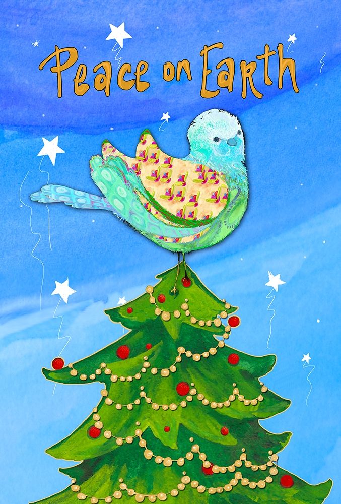 Art Print: Peace on Earth Birds II