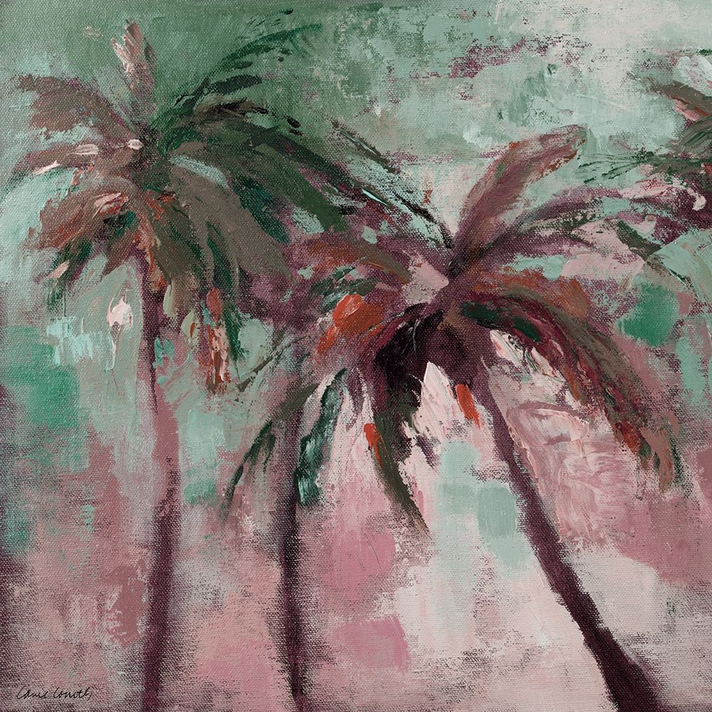 Wall Art Painting id:206392, Name: Island Evening Palms II, Artist: Loreth, Lanie