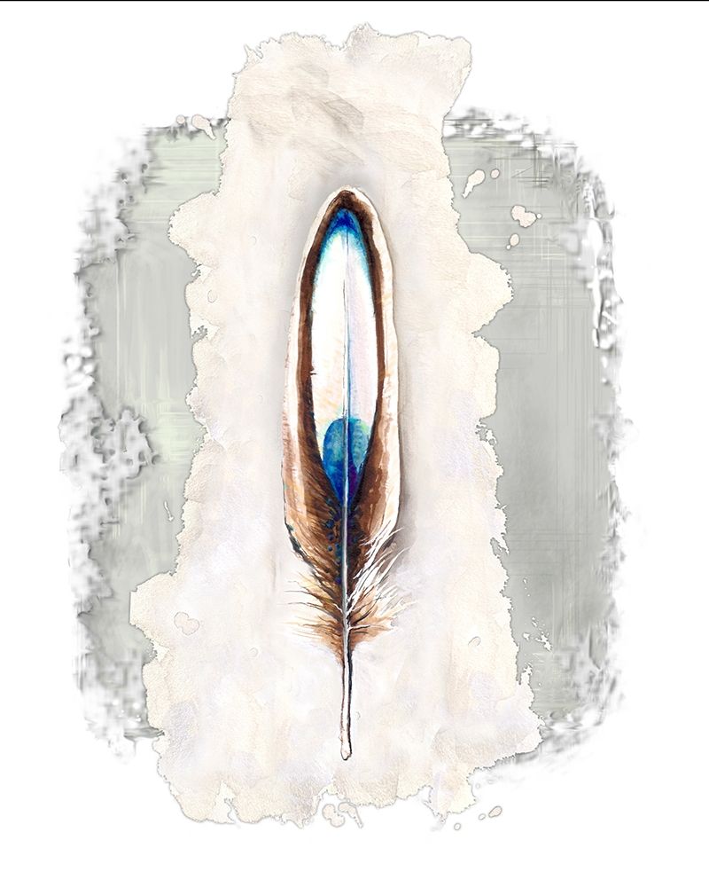 Wall art: Simple Feather I, by Diannart