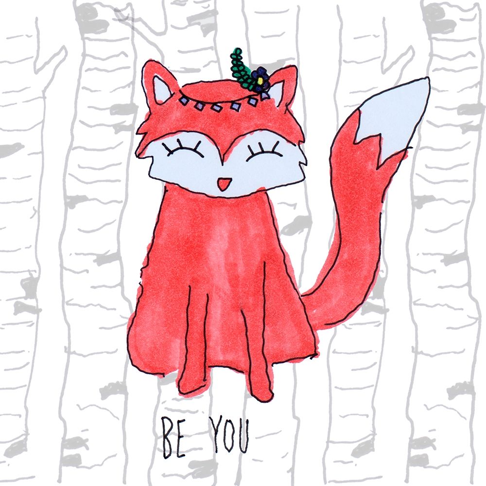 Art Print: Be You Fox