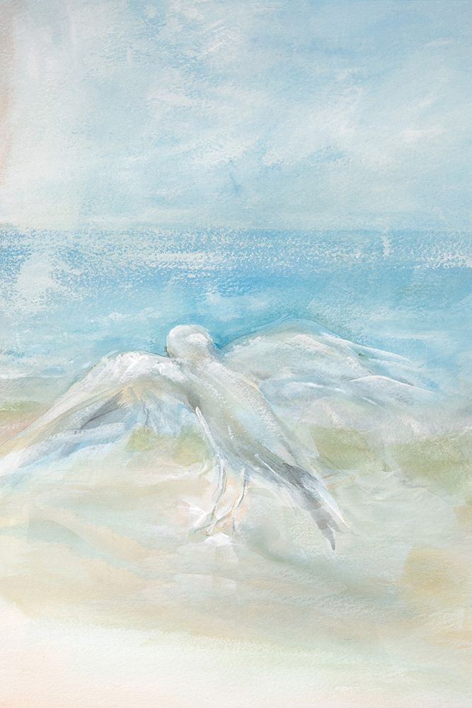 Art Print: Flying Seagull