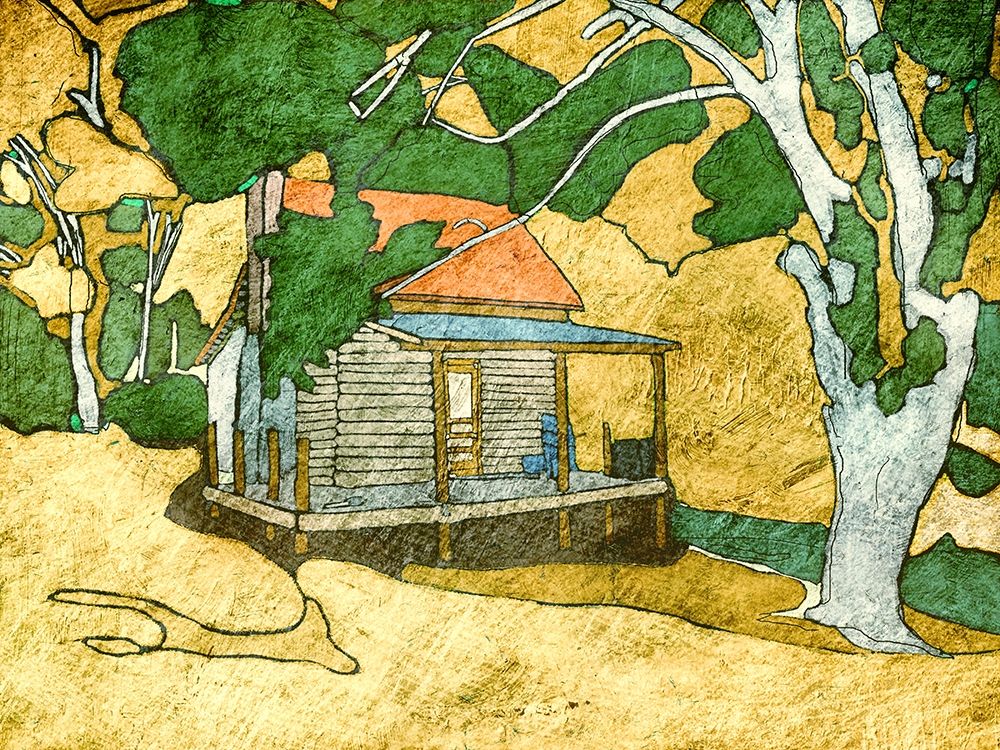 Art Print: Forest Cabin