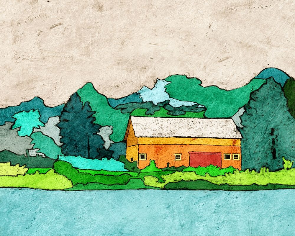 Art Print: Lake Side