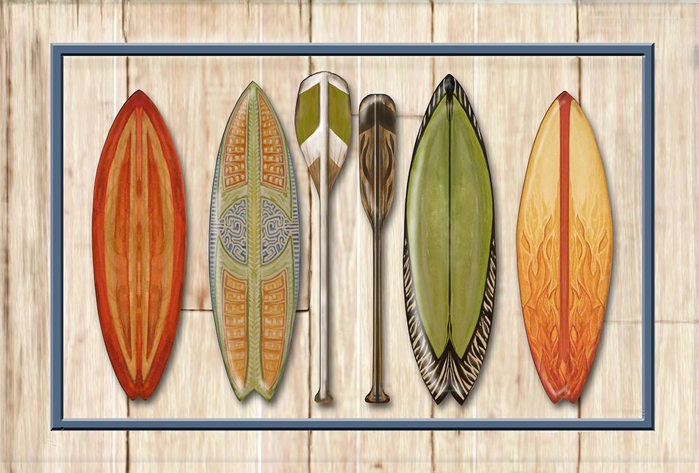 Art Print: Paddle Line Up