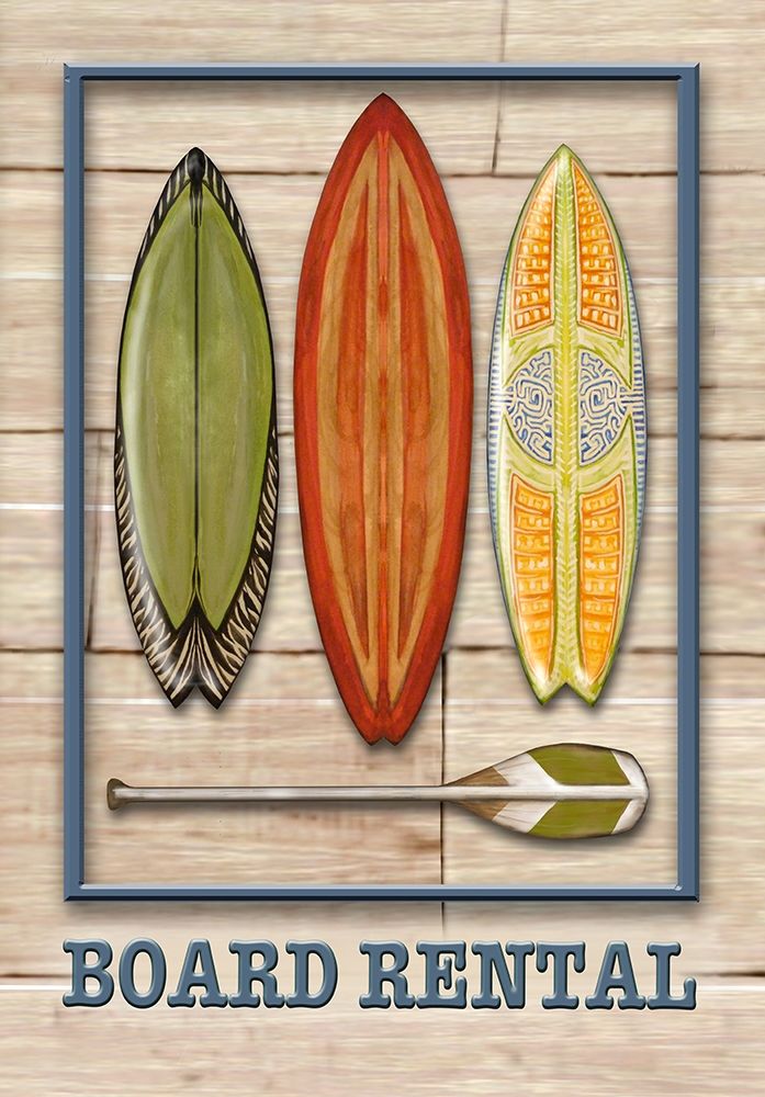 Art Print: Board Rental