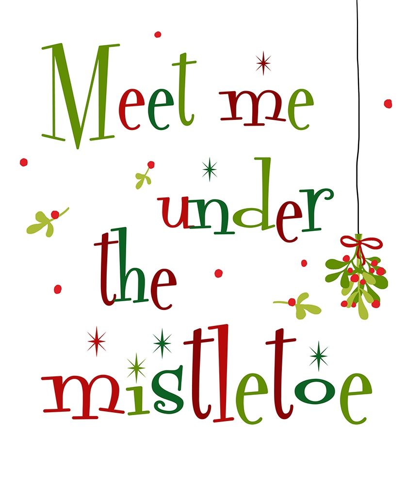 Wall Art Painting id:206943, Name: Meet Me Under the Mistletoe, Artist: Quach, Anna