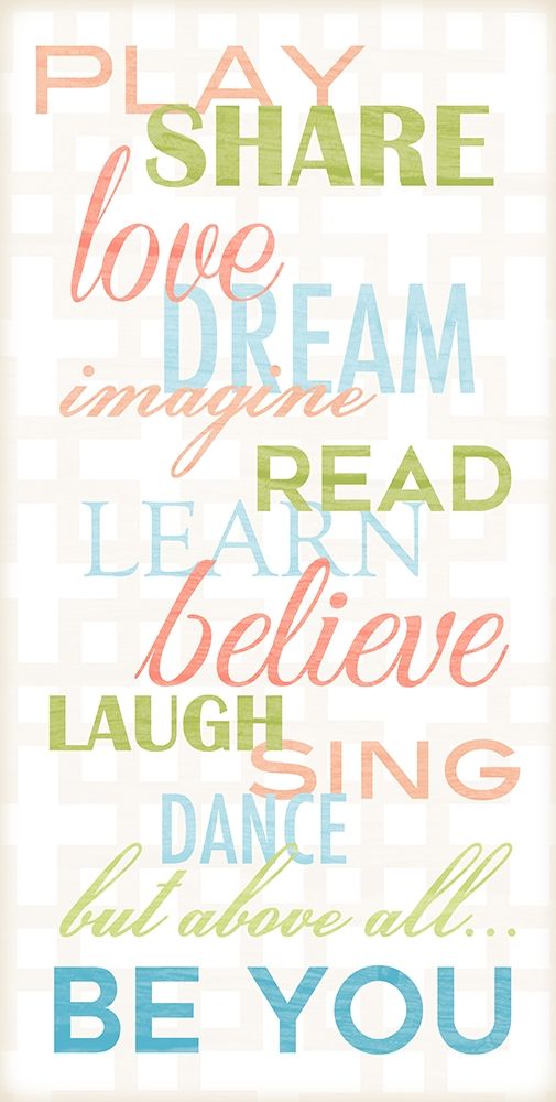 Wall Art Painting id:338034, Name: Be You, Artist: Quach, Anna