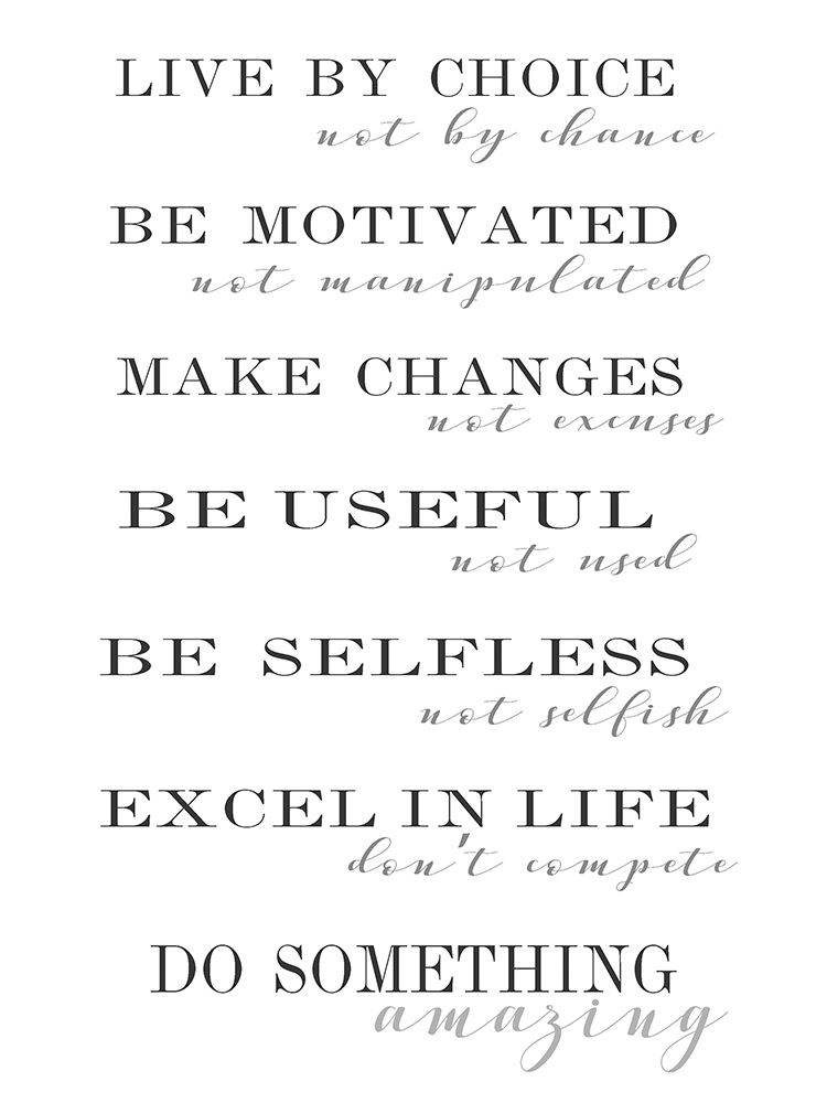 Wall Art Painting id:207008, Name: Do Something Amazing, Artist: Quach, Anna