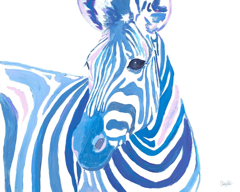 Wall Art Painting id:207024, Name: Vibrant Zebra, Artist: Goodrich, Chelsea