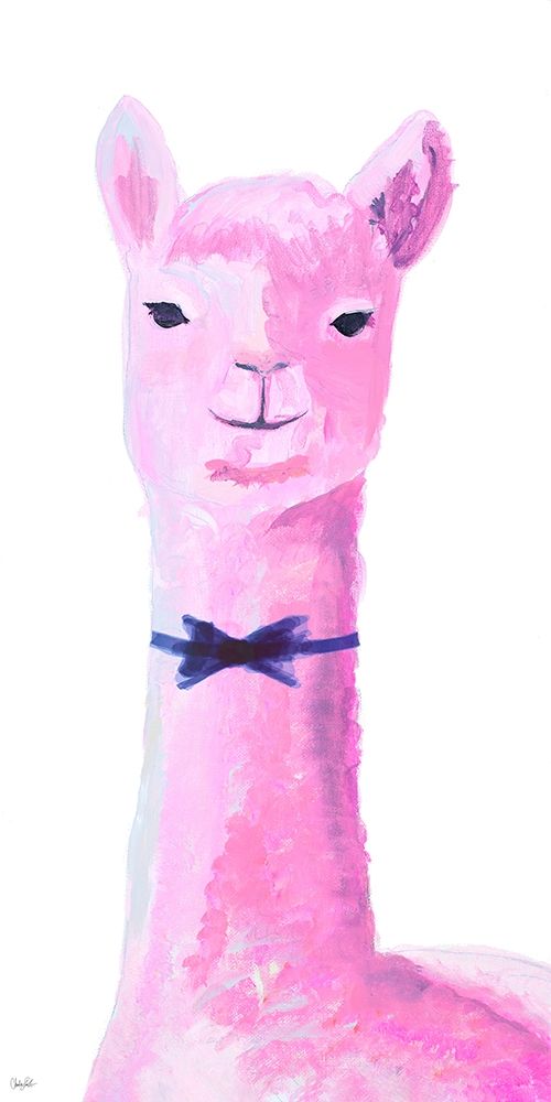 Art Print: Vibrant Llama