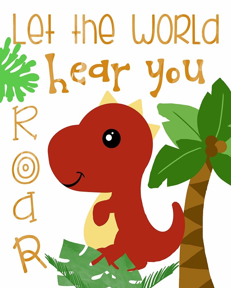 Wall Art Painting id:207038, Name: Dino Party II, Artist: Quach, Anna