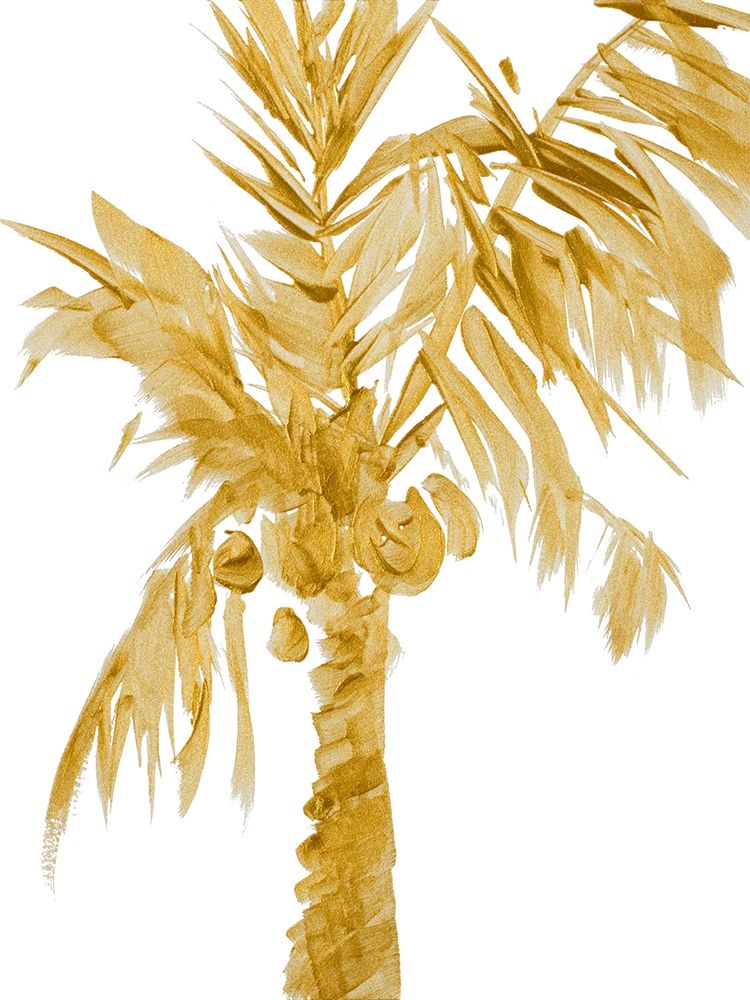 Art Print: Gold Palms I