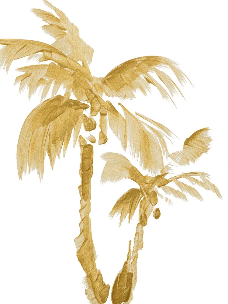 Art Print: Gold Palms II