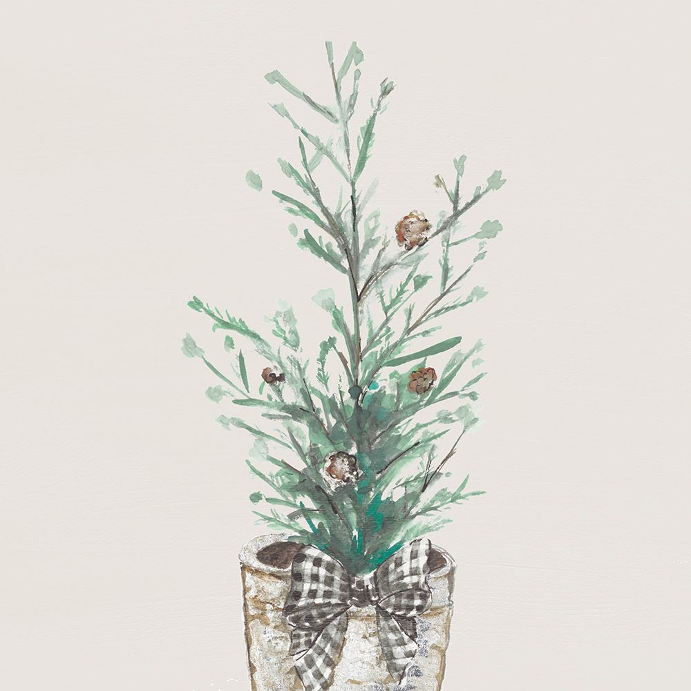 Wall Art Painting id:448213, Name: Christmas Fir II, Artist: Pinto, Patricia