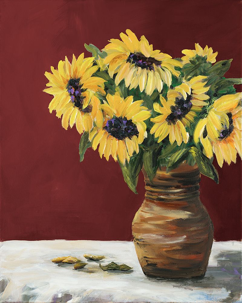 Wall Art Painting id:462056, Name: Sunflowers, Artist: DeRice, Julie