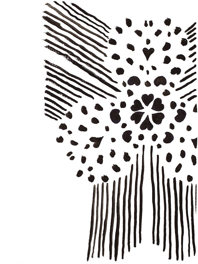 Wall art: Black and White Design II, by Pinto, Patricia